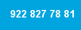 922 827 78 81 922 827 78 81